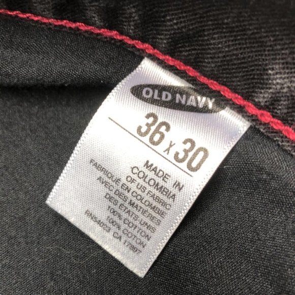 LIKE NEW MENS VINTAGE OLD NAVY STRAIGHT JEANS 36x30 ⭐️ - Picture 8 of 13